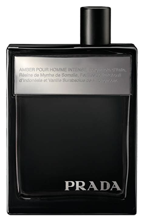 la baie prada amber intense|prada man amber pour homme.